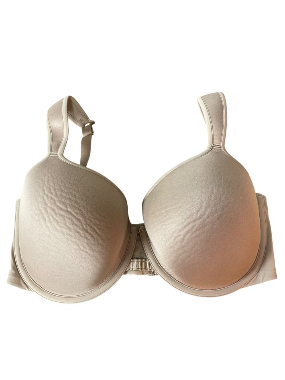 ThirdLove 24/7 Perfect Coverage Bra Sz 38F Tan Beige Nude Underwire